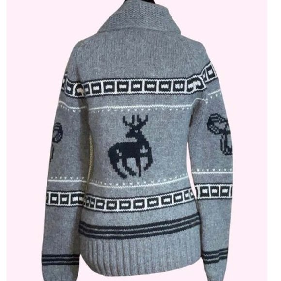 Aritzia TNA 100% Lambswool Grey Long Sleeve Sweater - Picture 2 of 6